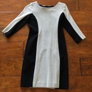 Black white dress 2P